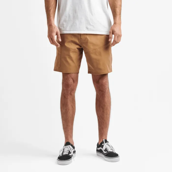 Shorts Men Roark Explorer Long Road Shorts 18034 Dark Khaki