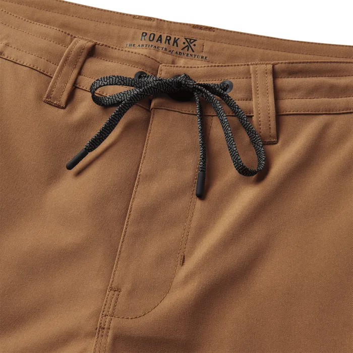 Shorts Men Roark Explorer Long Road Shorts 18034 Dark Khaki