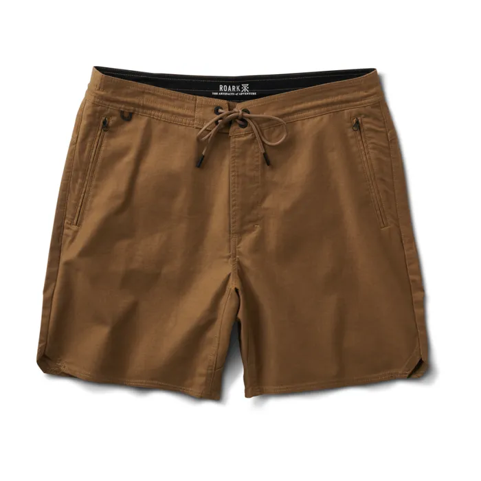Shorts Men Roark Layover Traveler Shorts 17034 Dark Khaki