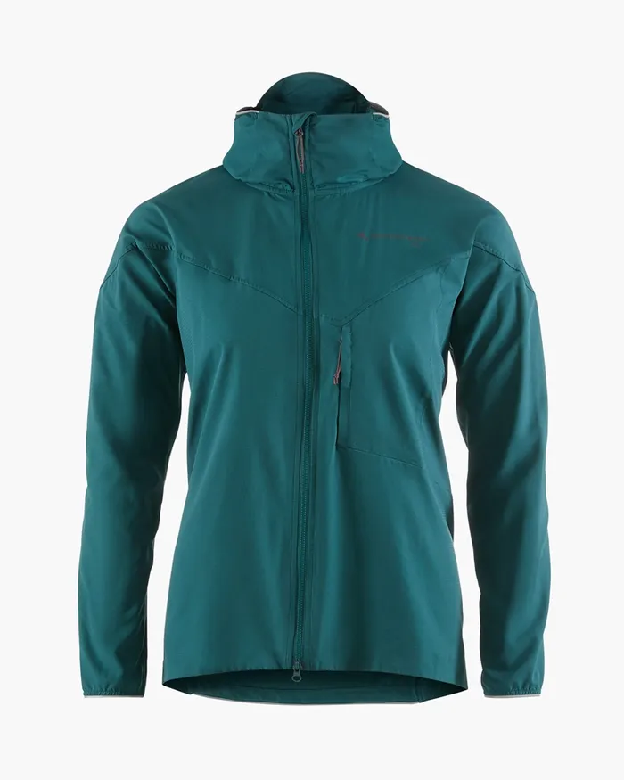 Sif Ultralight Jacket Deep Sea Women Klttermusen Wind Resistant Jackets