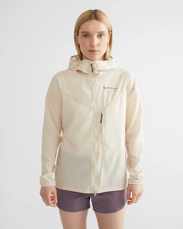 Sif Ultralight Jacket Deep Sea Women Klttermusen Wind Resistant Jackets
