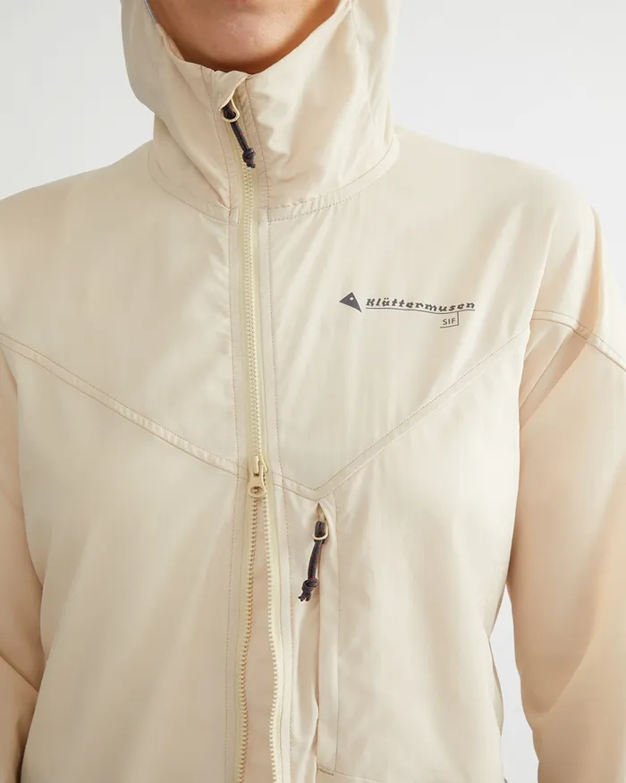 Sif Ultralight Jacket Deep Sea Women Klttermusen Wind Resistant Jackets