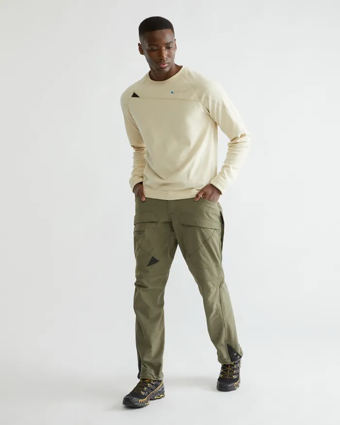 Sigyn Crew Sweater Clay Men Klttermusen Fleeces and Sweaters