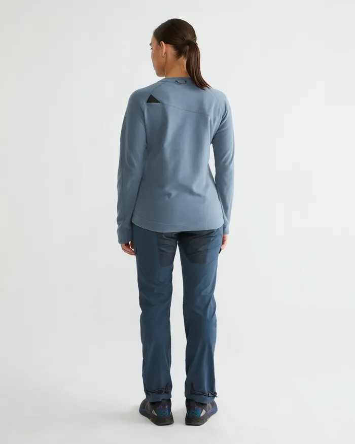 Sigyn Crew Sweater Raven Women Klttermusen Fleeces and Sweaters