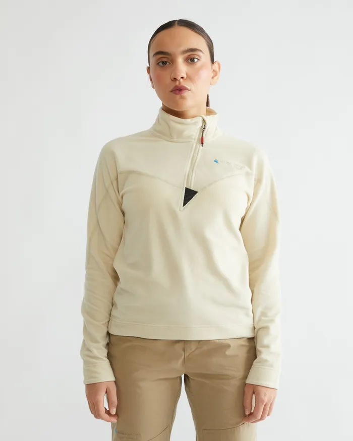 Sigyn Half Zip Sweater Clay Women Klttermusen Fleeces and Sweaters