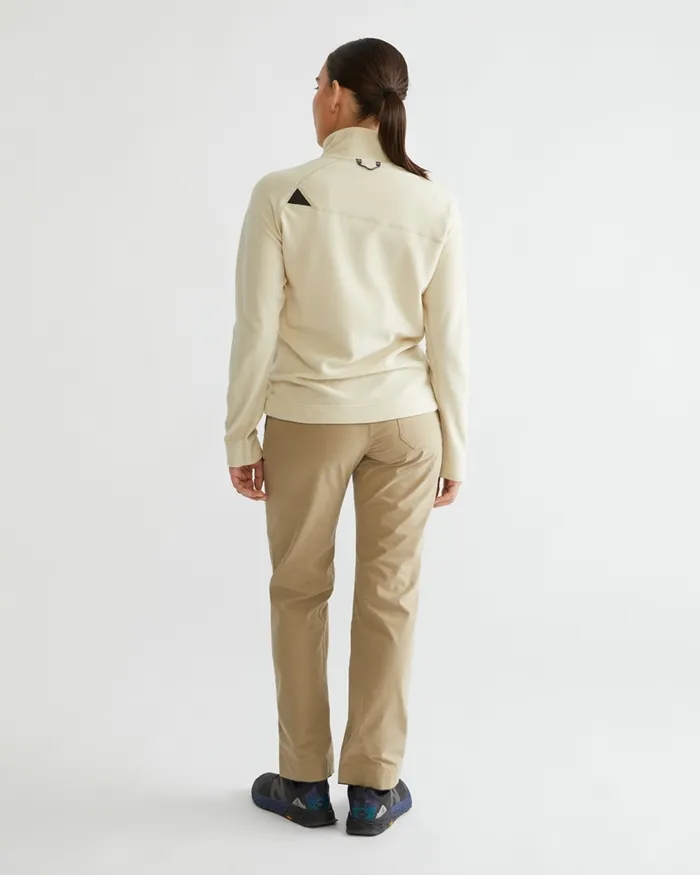 Sigyn Half Zip Sweater Clay Women Klttermusen Fleeces and Sweaters