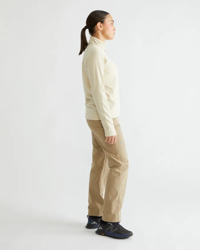 Sigyn Half Zip Sweater Clay Women Klttermusen Fleeces and Sweaters