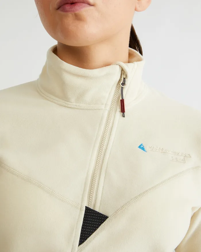 Sigyn Half Zip Sweater Clay Women Klttermusen Fleeces and Sweaters