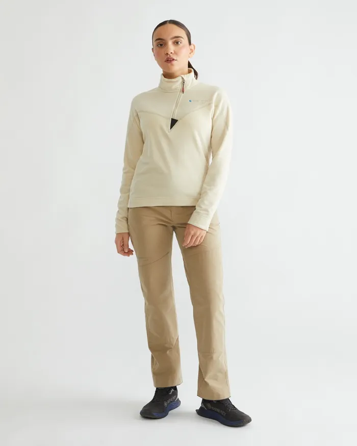 Sigyn Half Zip Sweater Clay Women Klttermusen Fleeces and Sweaters