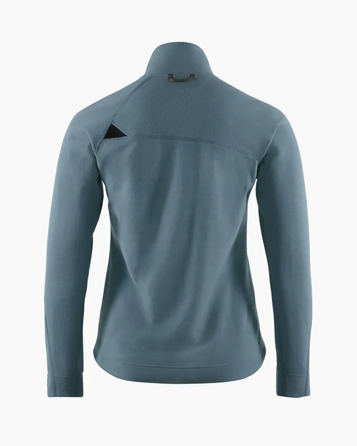 Sigyn Half Zip Sweater Thistle Blue Women Klttermusen Fleeces and Sweaters