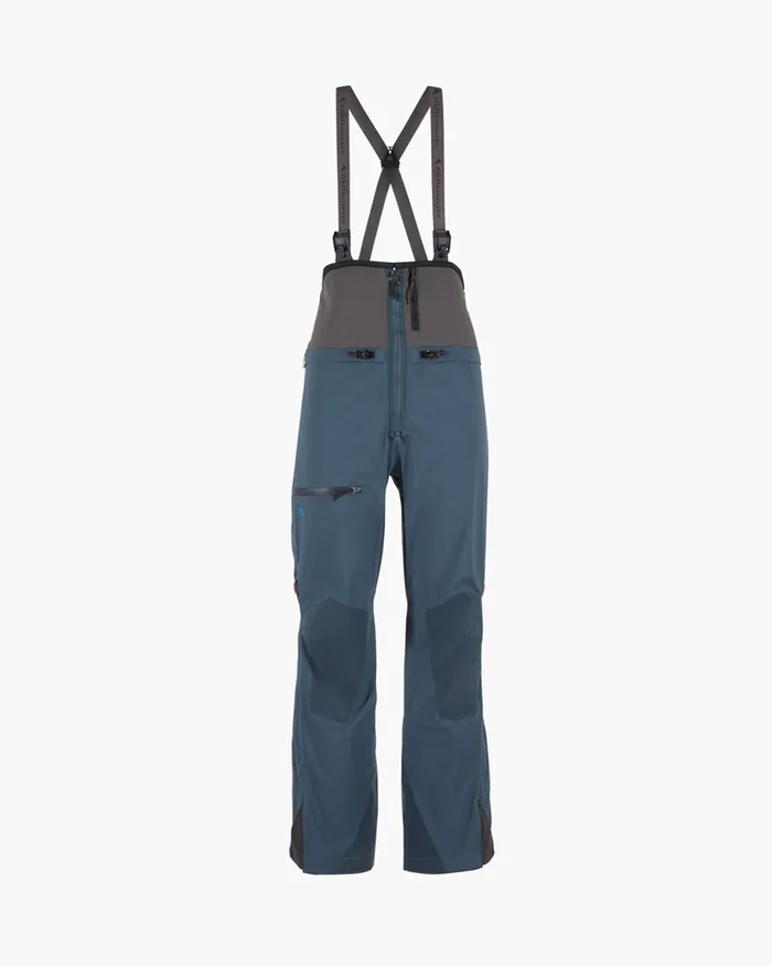 Skade 20 Salopette Pants Midnight Blue Men Klttermusen Waterproof Pants