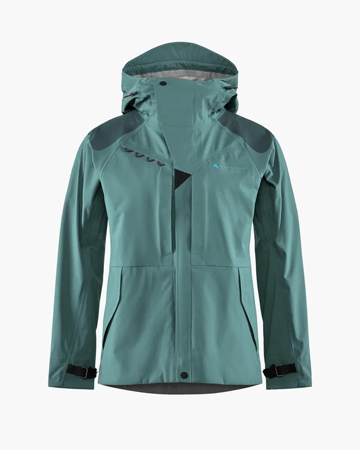 Skirner Cutan Jacket Frost Green Women Klttermusen Waterproof Jackets