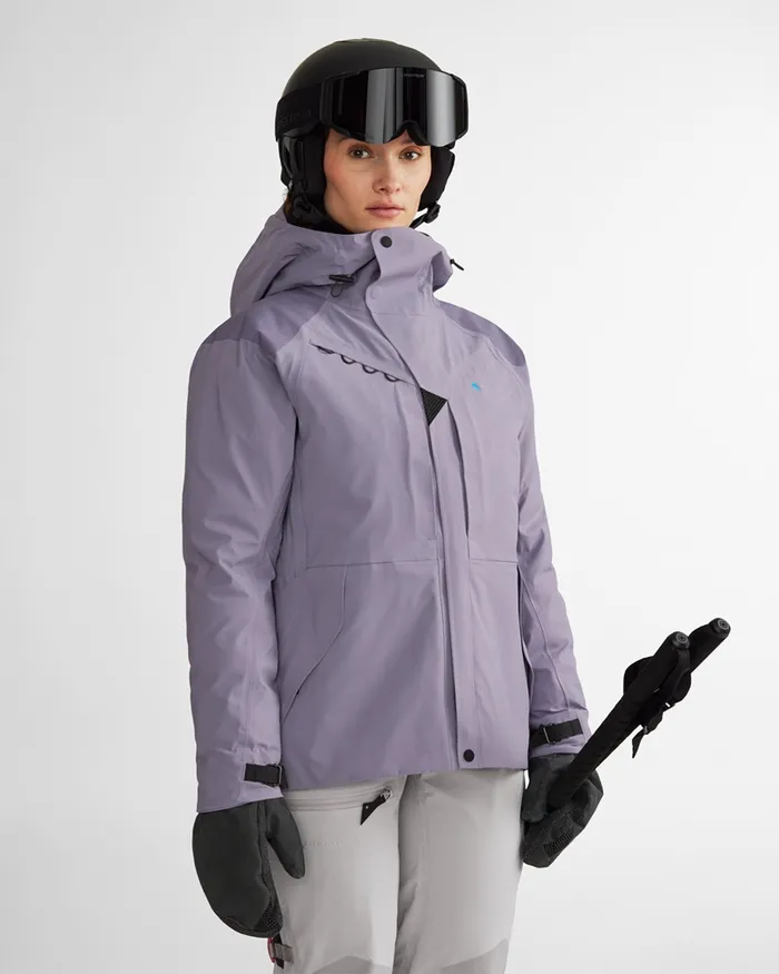 Skirner Cutan Jacket Frost Green Women Klttermusen Waterproof Jackets