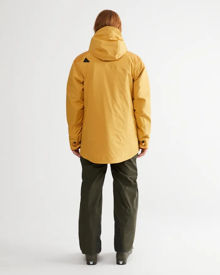 Skirner Waterproof Cutan Jacket Amber Gold Men Klttermusen Waterproof Jackets