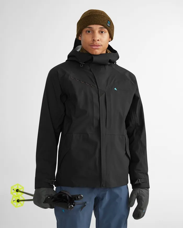 Skirner Waterproof Cutan Jacket Black Men Klttermusen Waterproof Jackets