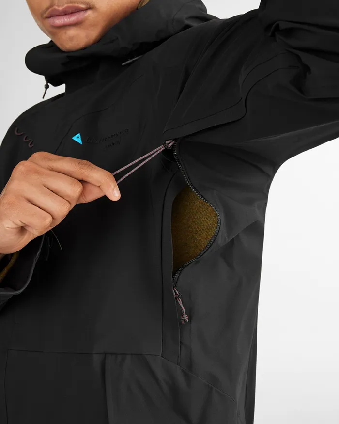Skirner Waterproof Cutan Jacket Black Men Klttermusen Waterproof Jackets