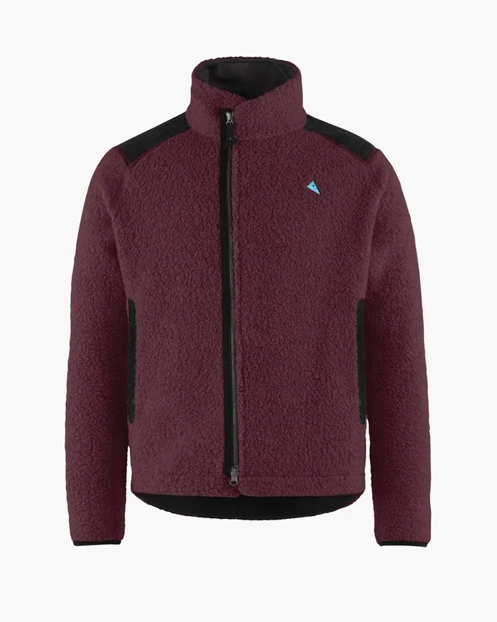 Skoll Zip Durable Wool Jacket Amaranth Red Men Klttermusen Fleeces and Sweaters Skoll Zip Durable Wool Jacket Amaranth Red Men Klttermusen Fleeces and Sweaters