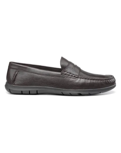 SlipOn Shoes Mens Hotter Ethan Shoes Dark Brown