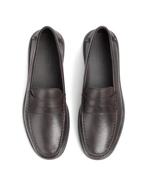 SlipOn Shoes Mens Hotter Ethan Shoes Dark Brown