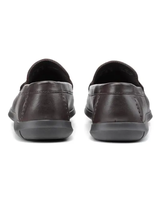 SlipOn Shoes Mens Hotter Ethan Shoes Dark Brown