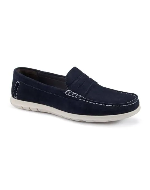 SlipOn Shoes Mens Hotter Ethan Shoes Navy