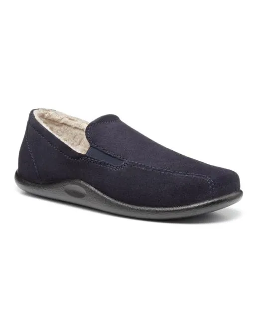 Slippers Mens Hotter Relax Slippers Navy