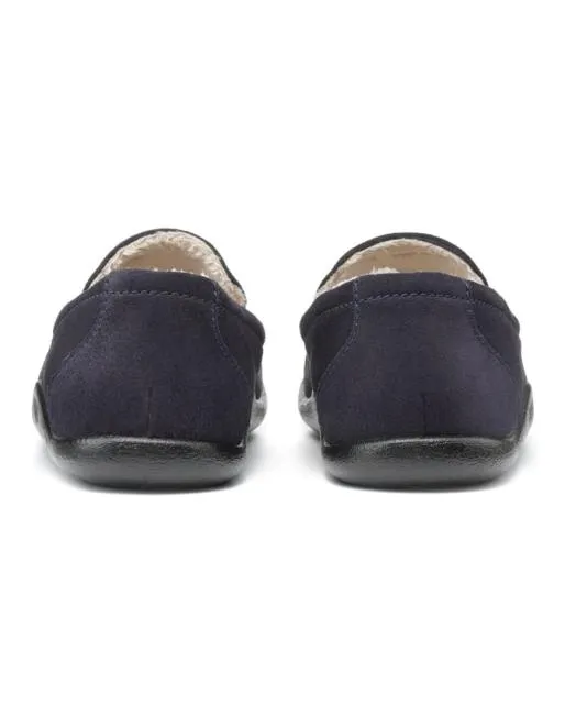Slippers Mens Hotter Relax Slippers Navy