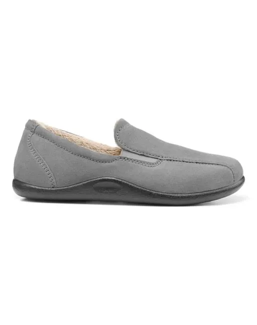 Slippers Mens Hotter Relax Slippers Urban Grey