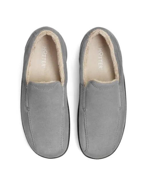 Slippers Mens Hotter Relax Slippers Urban Grey