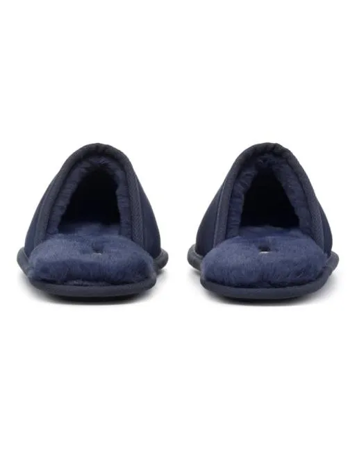 Slippers Mens Hotter Slumber Slippers Navy