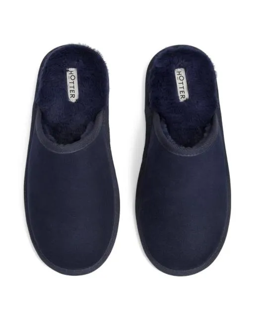 Slippers Mens Hotter Slumber Slippers Navy