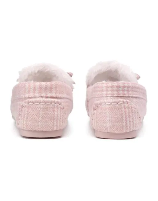 Slippers Women Hotter Cherish Slippers Blush Houndstooth