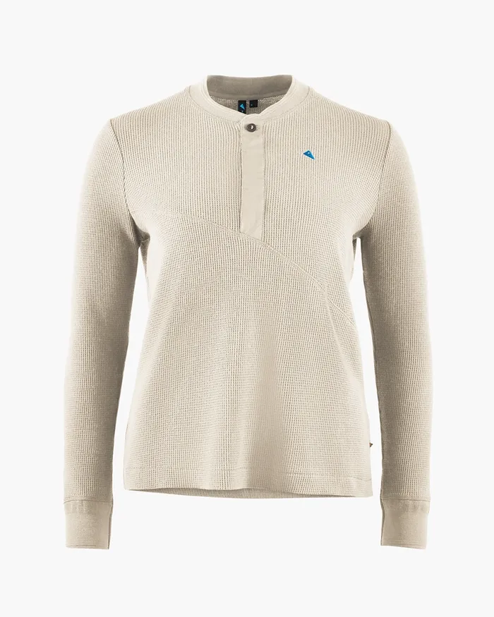 Snotra Long Sleeve Crewneck Birch Women Klttermusen Fleeces and Sweaters