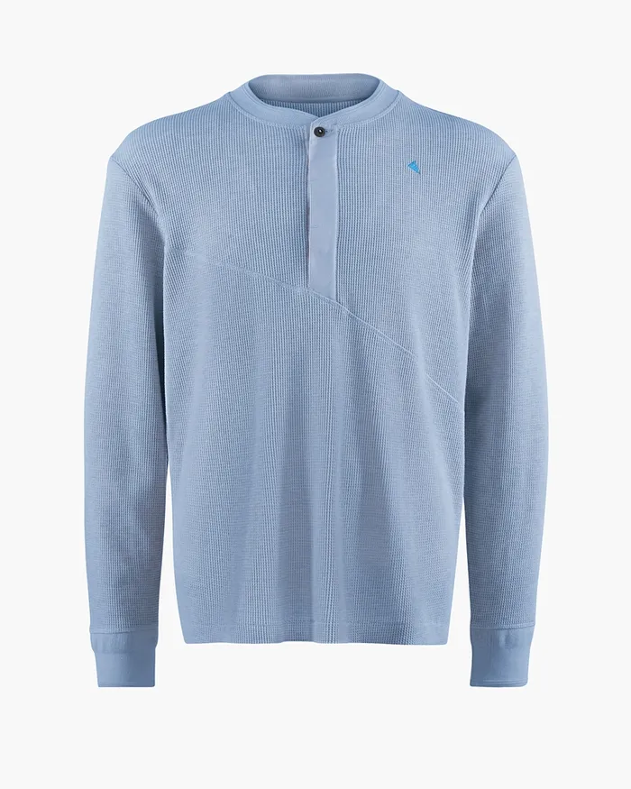Snotra Long Sleeve Crewneck Faded Blue Men Klttermusen Fleeces and Sweaters