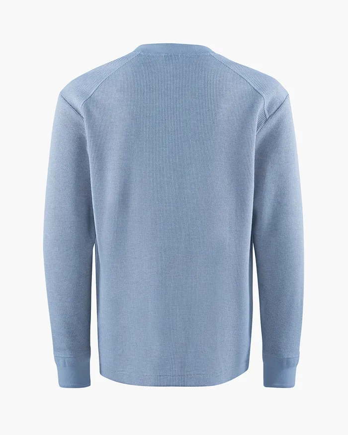 Snotra Long Sleeve Crewneck Faded Blue Men Klttermusen Fleeces and Sweaters