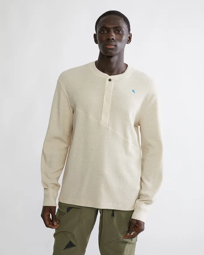 Snotra Long Sleeve Crewneck Faded Blue Men Klttermusen Fleeces and Sweaters