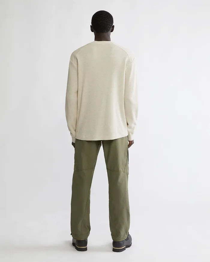 Snotra Long Sleeve Crewneck Faded Blue Men Klttermusen Fleeces and Sweaters