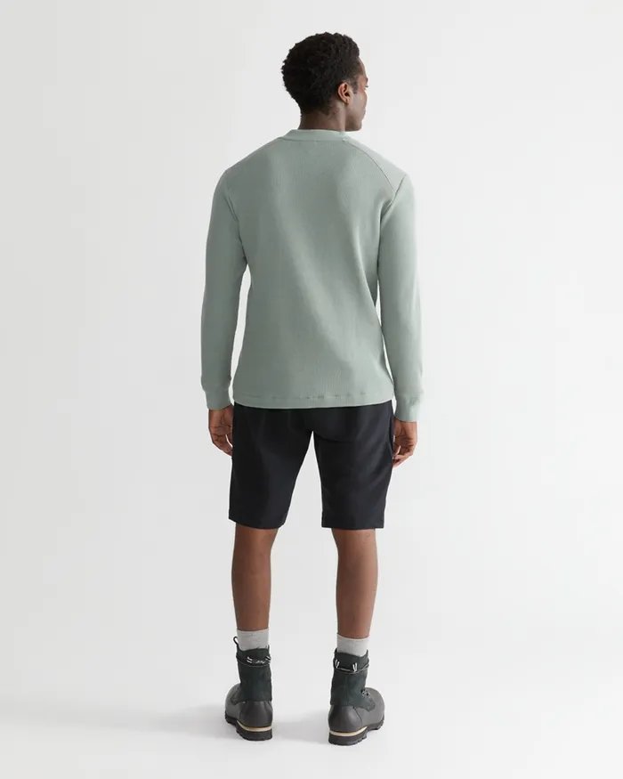 Snotra Long Sleeve Crewneck Faded Green Men Klttermusen Fleeces and Sweaters