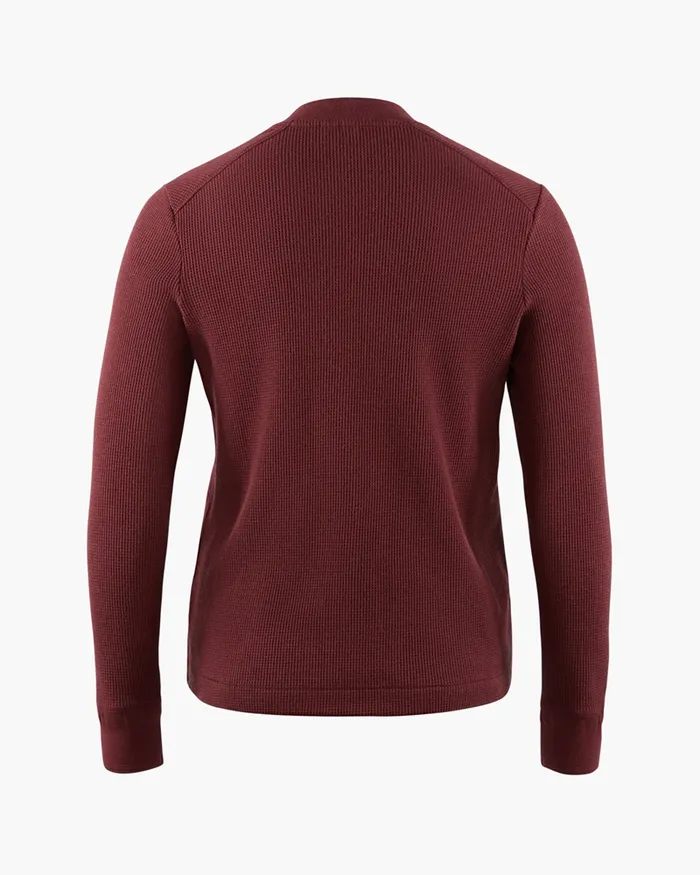 Snotra Long Sleeve Crewneck Tawny Red Women Klttermusen Fleeces and Sweaters