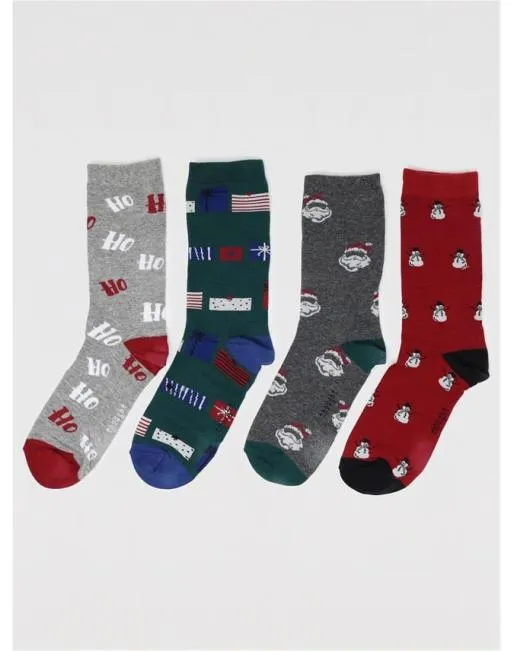 Socks Mens Hotter Talton Christmas Socks Multi