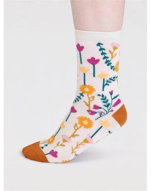 Socks Women Hotter Fabiana Bamboo Floral Socks Multi