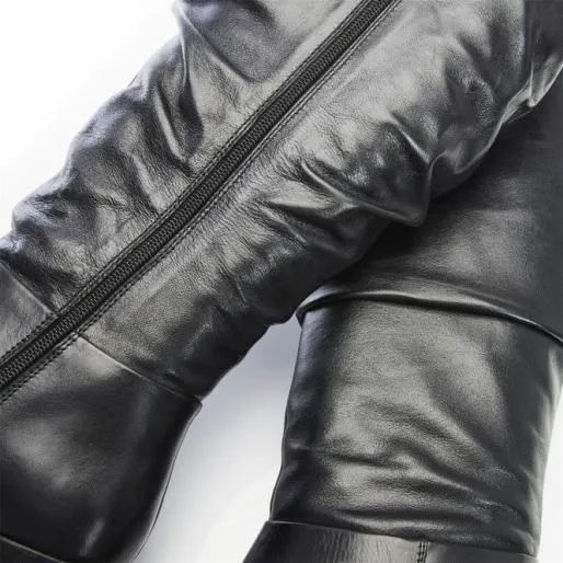 Starlene Black Leather Women Moda In Pelle Black Boots Starlene Black Leather Women Moda In Pelle Black Boots