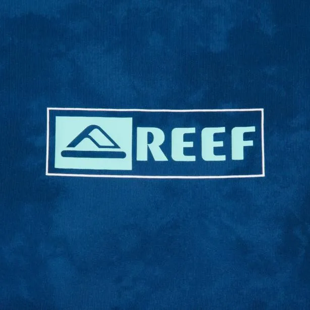 Surf Shirts Men REEF Ellsworth Short Sleeve Surf Shirt 50 UPF Insigna Blue Water P