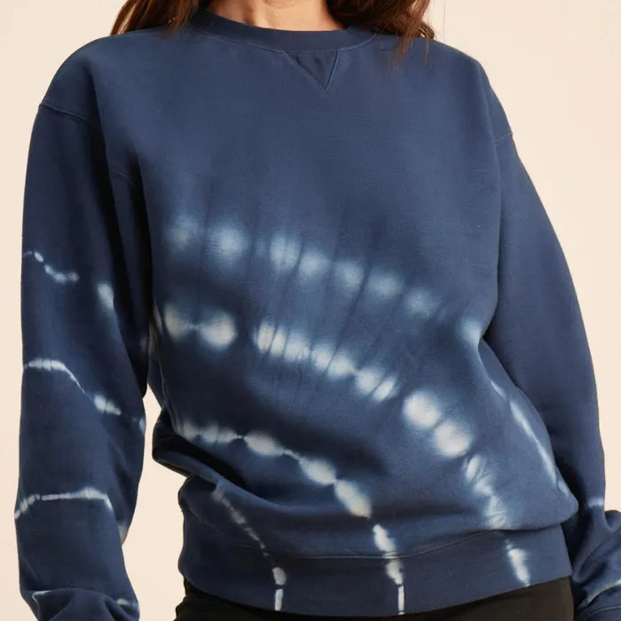 Sweatshirts and Fleece Women Roark Shibori Fleece Sweatshirt Deep Blue