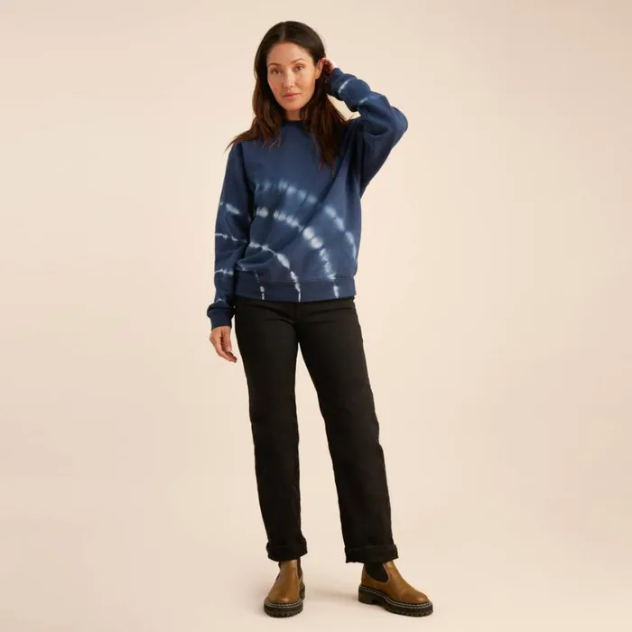Sweatshirts and Fleece Women Roark Shibori Fleece Sweatshirt Deep Blue