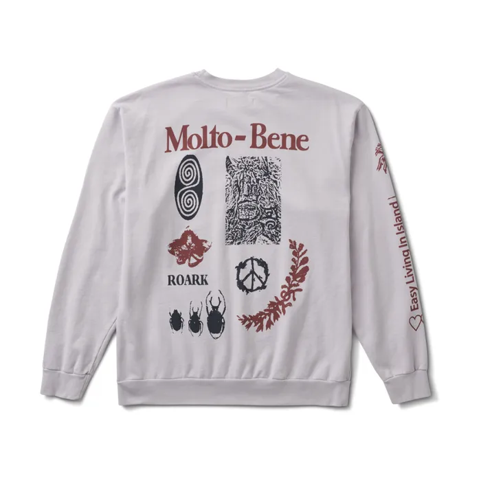 Sweatshirts and Hoodies Men Roark Artifacts Of Adventure Crew Sweatshirt Dusty Lilac