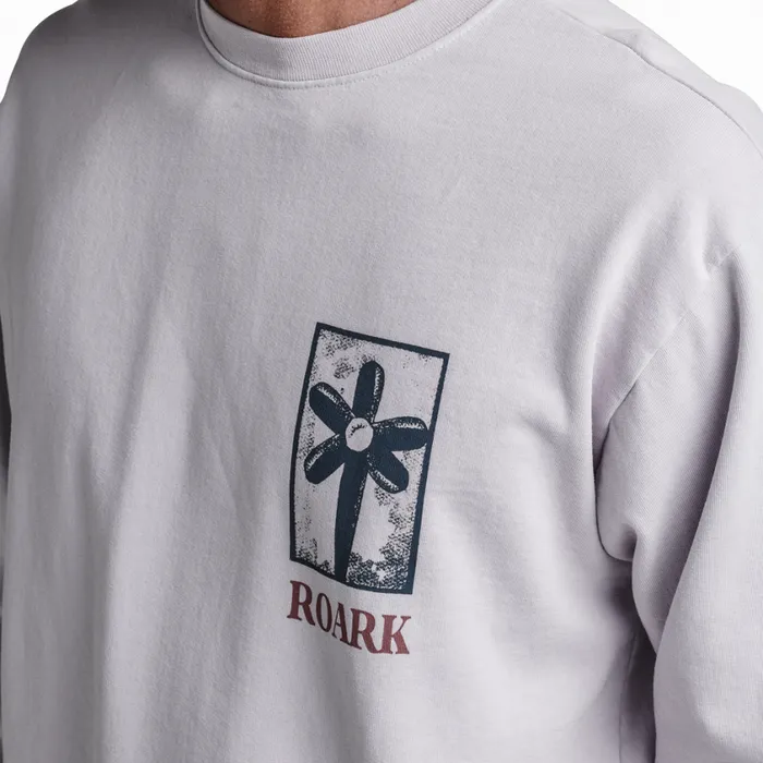 Sweatshirts and Hoodies Men Roark Artifacts Of Adventure Crew Sweatshirt Dusty Lilac