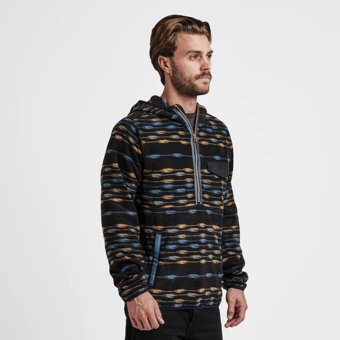 Sweatshirts and Hoodies Men Roark Barra Scrambler Hoodie Dark Navy Sosho