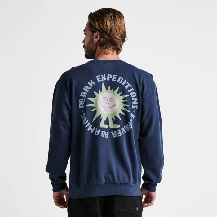 Sweatshirts and Hoodies Men Roark Expeditions Crew Sweatshirt Nannai Blue