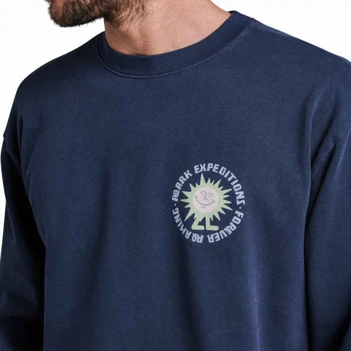 Sweatshirts and Hoodies Men Roark Expeditions Crew Sweatshirt Nannai Blue